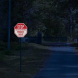 No Thru Traffic Private Drive Aluminum Sign (HIP Reflective)