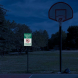 Basketball Court Closed Due To The Outbreak Aluminum Sign (HIP Reflective)