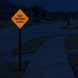 Road Temporarily Closed Aluminum Sign (EGR Reflective)