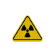 ISO Triangle Warning ISO W003 Radiation Aluminum Sign (EGR Reflective)