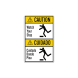 Bilingual ANSI Watch Your Step Decal (Non Reflective)
