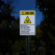 ANSI Radio Frequency Fields At This Site Aluminum Sign (EGR Reflective)