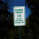 Parking For Building Maintenance Personnel Aluminum Sign (EGR Reflective)