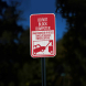 No Parking Do Not Block Dumpster Aluminum Sign (EGR Reflective)