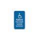 Minnesota ADA Handicapped Parking Aluminum Sign (EGR Reflective)