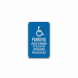 Minnesota ADA Handicapped Parking Aluminum Sign (Diamond Reflective)
