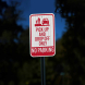 Pick-Up & Drop-Off Only, No Parking Aluminum Sign (HIP Reflective)