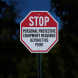 Stop PPE Required Aluminum Sign (EGR Reflective)