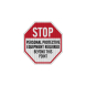 Stop PPE Required Aluminum Sign (HIP Reflective)