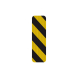 High Intensity Reflective Delineator Yellow Black Aluminum Sign (HIP Reflective)