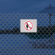 Fishing Prohibited On The Lockout Deck Decal (Non Reflective)