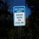 Drug & Weapon Free School Zone Aluminum Sign (EGR Reflective)