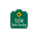 Slow Duck Crossing Aluminum Sign (HIP Reflective)
