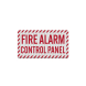 Fire Alarm Control Panel FACP Decal (EGR Reflective)