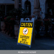 Caution Slippery When Wet Or Icy Corflute Sign (Reflective)