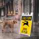 Caution Dogs At Play Corflute Sign (Non Reflective)