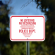 No Loitering Violators Caught Loitering Or Trespassing Aluminum Sign (Non Reflective)
