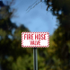 Fire Hose Valve Aluminum Sign (Non Reflective)