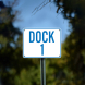 Shipping Receiving Or Loading Dock Aluminum Sign (Non Reflective)