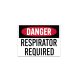 Respirator Required Decal (Non Reflective)