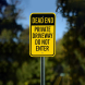 Private Driveway Do Not Enter Aluminum Sign (Non Reflective)
