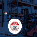 Look Out For Forklift Traffic Aluminum Sign (EGR Reflective)