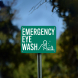 Emergency Eye Wash Aluminum Sign (Non Reflective)