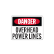 Overhead Power Lines Decal (Non Reflective)