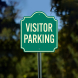 Visitor Parking Aluminum Sign (Non Reflective)