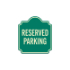 Reserved Parking Aluminum Sign (Non Reflective)