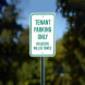 Tenant Parking Only Aluminum Sign (Non Reflective)