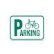 Bicycle Parking Aluminum Sign (Non Reflective)