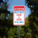 Keep Gate Closed & Locked At All Times Aluminum Sign (Non Reflective)