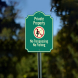 No Trespassing No Fishing Aluminum Sign (Non Reflective)