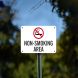 Non Smoking Area Aluminum Sign (Non Reflective)