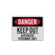 Keep Out Authorized Personnel Only Aluminum Sign (EGR Reflective)