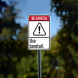 Use Handrail Aluminum Sign (Non Reflective)