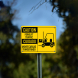 Bilingual ANSI Caution Aluminum Sign (Non Reflective)
