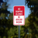 Bilingual No Dumping Aluminum Sign (Non Reflective)
