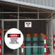 OSHA Hazardous Material Storage Area Decal (Non Reflective)