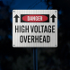 High Voltage Overhead Aluminum Sign (EGR Reflective)