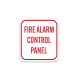 FACP Fire Alarm Control Panel Aluminum Sign (Non Reflective)