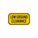Railroad Low Ground Clearance Aluminum Sign (Non Reflective)