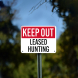 Keep Out Leased Hunting Aluminum Sign (Non Reflective)