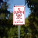 No Dumping $1000 Fine Or 60 Days In Jail Aluminum Sign (Non Reflective)