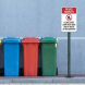 Please Do Not Dump Your Trash Aluminum Sign (Non Reflective)