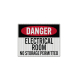 Electrical Room No Storage Decal (EGR Reflective)