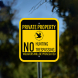 No Hunting No Trespassing Violators Will Be Prosecuted Aluminum Sign (Non Reflective)