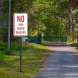 No Thru Traffic Dead End Aluminum Sign (Non Reflective)