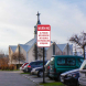 All Persons Not Associated With Church Use Parking Area At Own Risk Aluminum Sign (Non Reflective)
